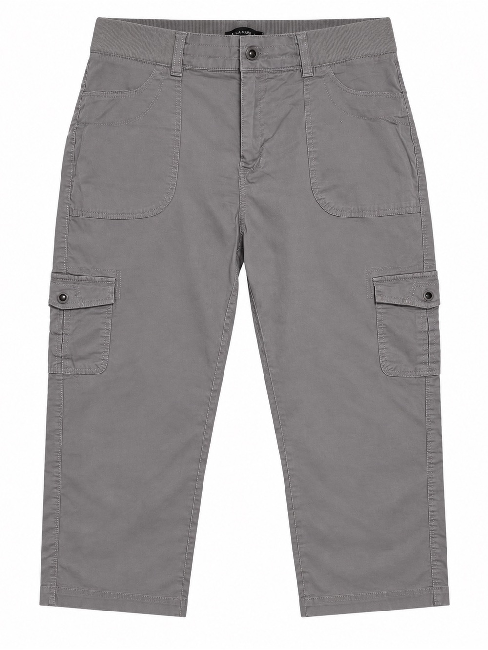 Lee Relaxed Fit Gray Cargo Capri Pants – Women’s Size 16 Medium